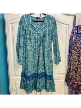90’s STELLA FOREST COTTON HIPPIE INDIA DRESS S/M